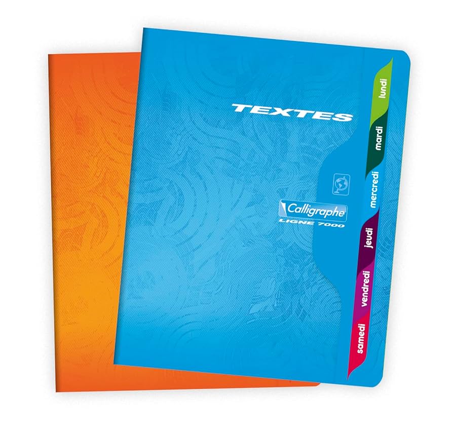 CAHIER DE TEXTE CALLIGRAPHE SANS SPIRAL 120P REF 55C