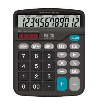 CALCULATRICE M&G 12 CHIFFRES 98766
