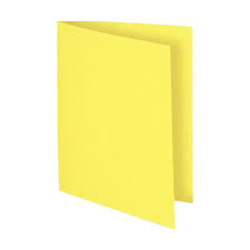 CHEMISE CARTONNEE EXACOMPTA 170G JAUNE PIECE