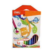 FEUTRE DELI 12COULEURS DEC10000