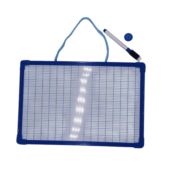 ARDOISE BLANCHE- NOIR AVEC FEUTRE