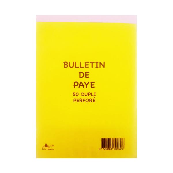 BULLETIN DE PAYE LOCAL