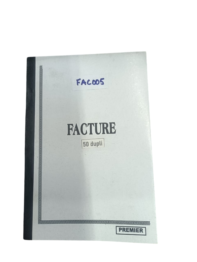 FACTURE PREMIER A5