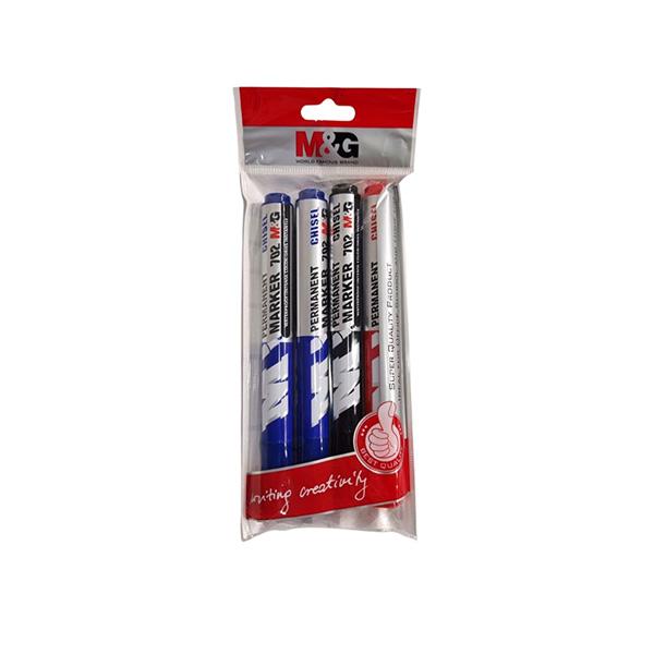 POCHETTE DE 4 MARQUEUR MG WB  2B+1N+1R Y2271