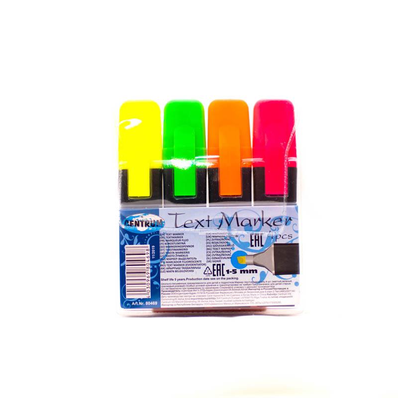 POCHETTE DE 4 SURLIGNEUR CENTRUM