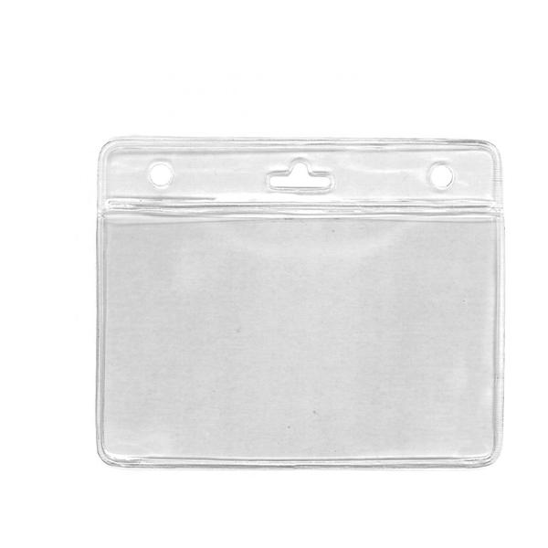 PORTE BADGE SOUPLE HORIZONTAL + CORDON  A002