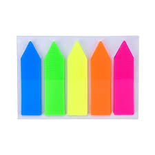 POST IT MULTICOLOR FORME FLECHE 67*70MM G5201-13/CHEIN