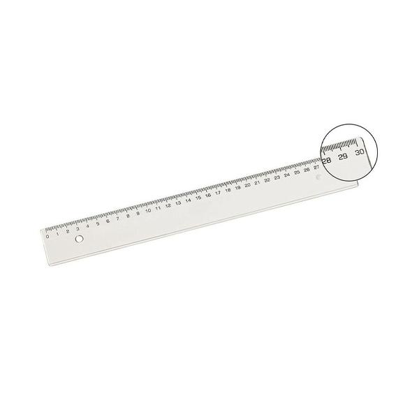 REGLE 30CM CRISTAL