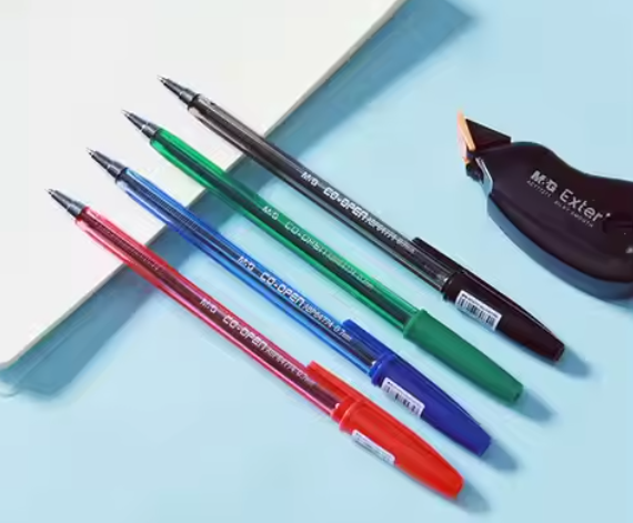 STYLO A BILLE MG CO OPEN VERT 0.7MM ABP64774