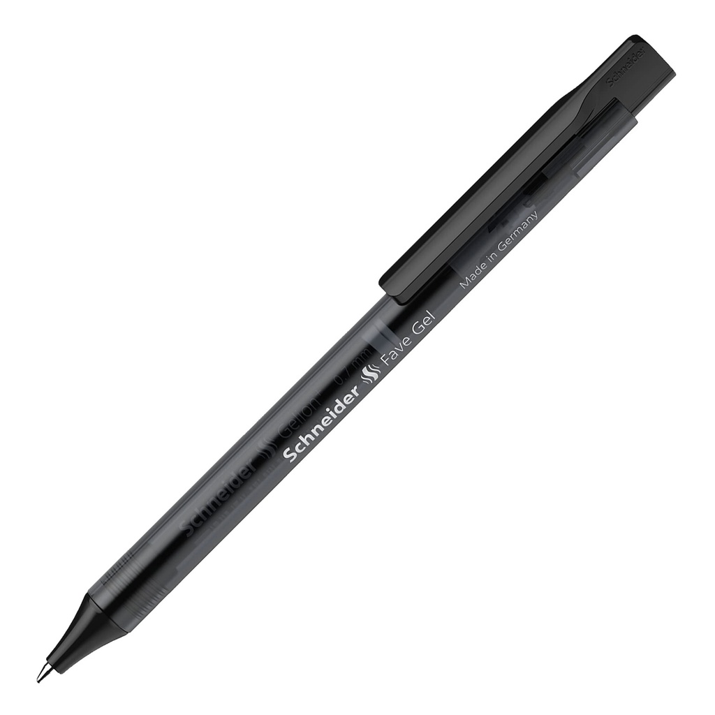 STYLO GEL SCHNEIDER FAVE  NOIR 0.4mm