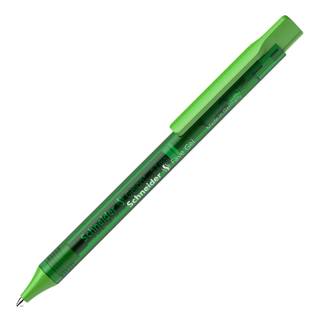 STYLO GEL SCHNEIDER FAVE  VERT 0.4mm