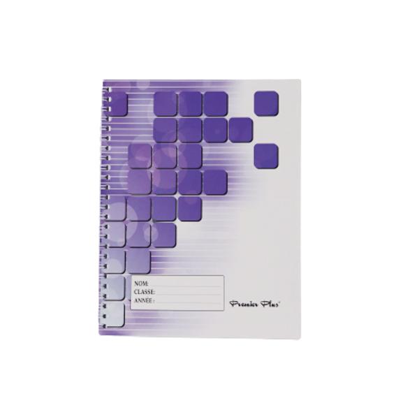 CAHIER 17*22 192P A SPIRAL PREMIER PLUS