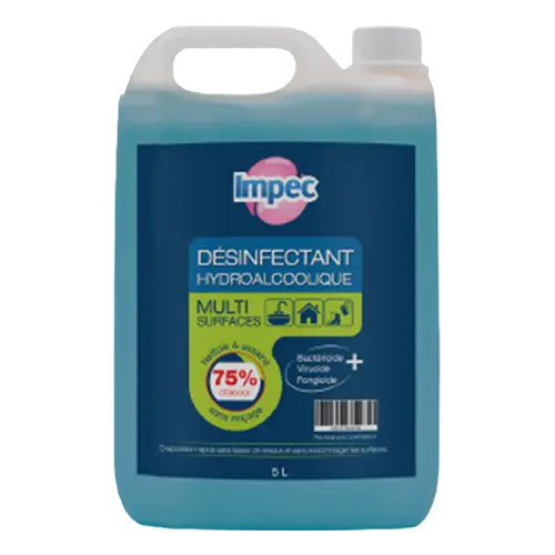 DESINFECTANT HYDROALCOOLIQUE IMPEC 75% 5L