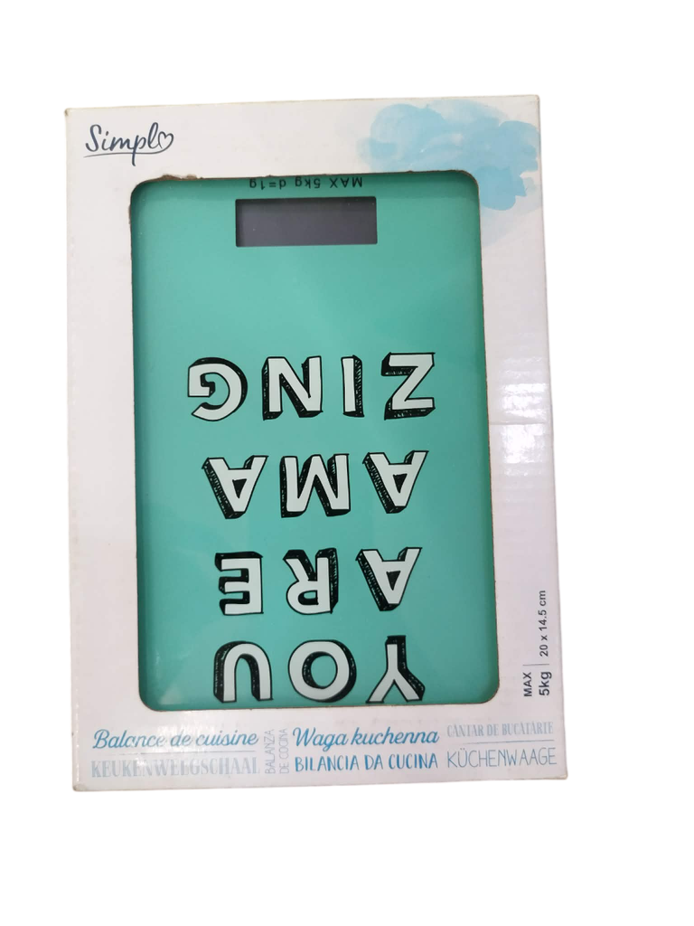 BALANCE DE CUISINE SIMPLE 5KG
