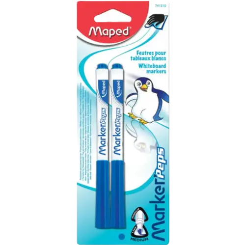 MARQUEUR POUR TABLEAU BLANC OGIVE BLISTER 4 MAPED A0224461