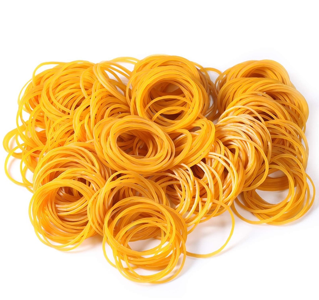 ELASTIQUE DE BUREAU JAUNE 500g FLEXOFFICE