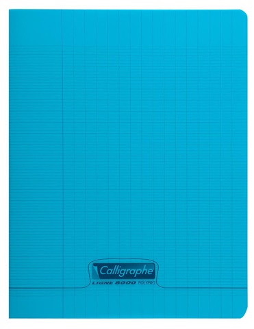 CAHIER A4 192P 90G POLYPRO CALLIGRAPHE BLEU
