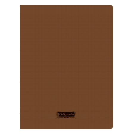 CAHIER A4 192P 90G POLYPRO CALLIGRAPHE MARRON