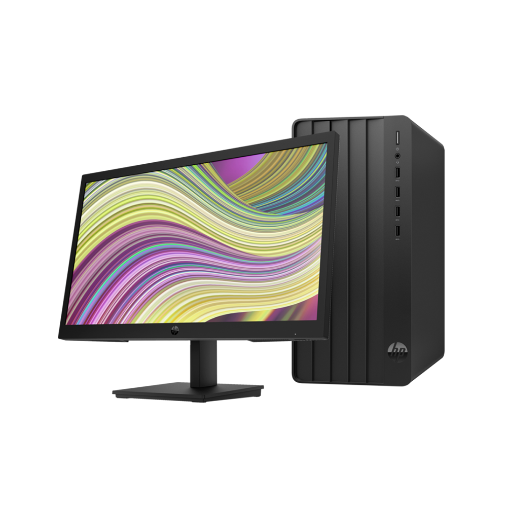 DESKTOP HP 290 G9 TWR i3-12100 - 8GB - 256GB SSD - 20" ECRAN