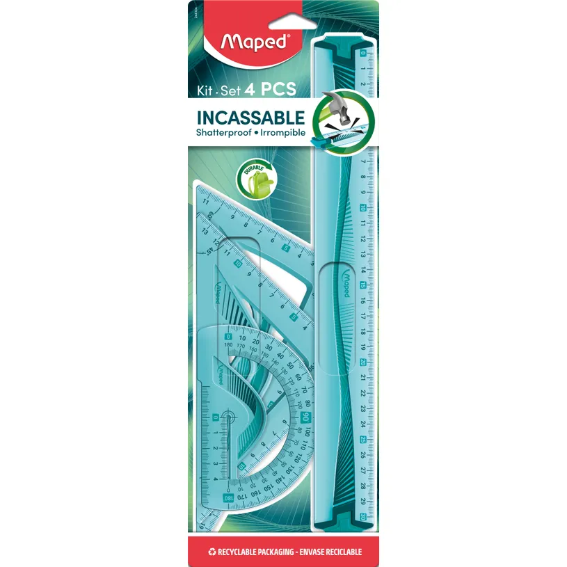 KIT DE TRACAGE 4PCES 30CM FLEX MAPED