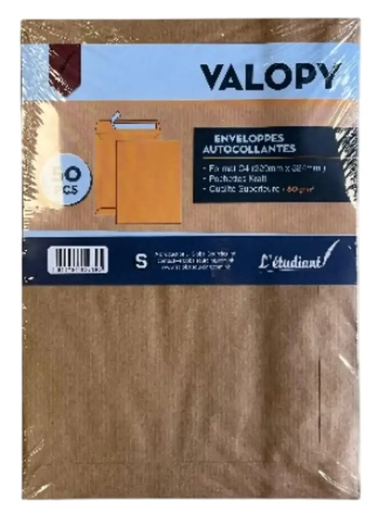 ENVELOPPE KRAFT L'ETUDIANT A5 PQT DE 50