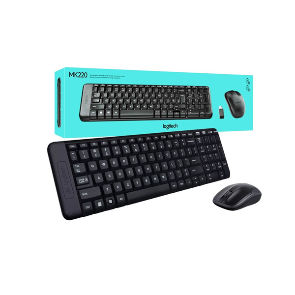 CLAVIER +SOURIS LOGITECH MK220 QWERTY