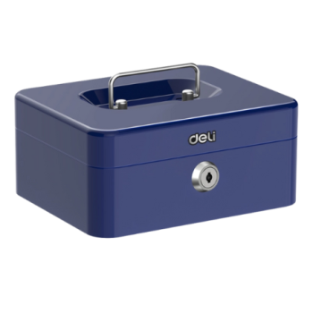 CAISSETTE A MONNAIE DELI 200*160*85MM BLEU DET503