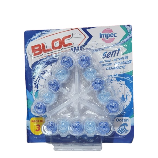 [STO:BLOC-00775] BLOC WC 5 EN 1 IMPEC /PQT DE 3 LAVANDE