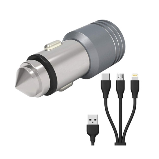 [STO:CHAR-02703] CHARGEUR INTEX 3IN1 IT-AU100 POUR VOITURE