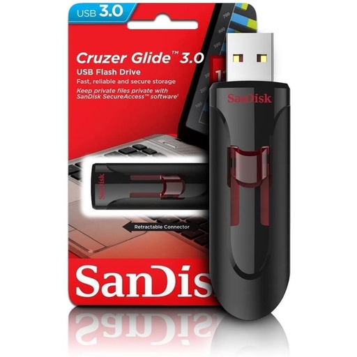 [STO:FLAS-00080] FLASH DISK SANDISK CRUZER GLIDE 3.0 16Go