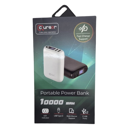[STO:POWE-07705] POWER BANK CURSOR 10000MAh