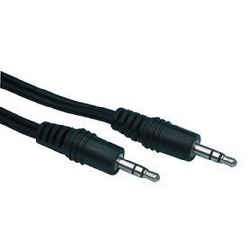 [STO:CABL-01123] CABLE AUDIO JACK 3.5MM MALE/MALE 3METRES