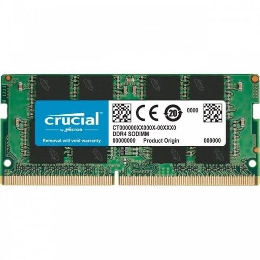 [STO:MÉMO-06610] MÉMOIRE DDR4 16GB PC3200/25600 CRUCIAL POUR PC PORTABLE (SODIMM)