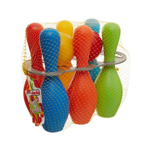 [STO:JOUE-05656] JOUET JEU 6 QUILLES BOWLING 18,5cm ECOIFFIER