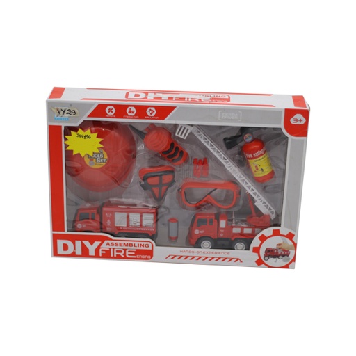 [STO:JOUE-05732] JOUET POMPIER KIT AY29 /ROUGE ET BLANC