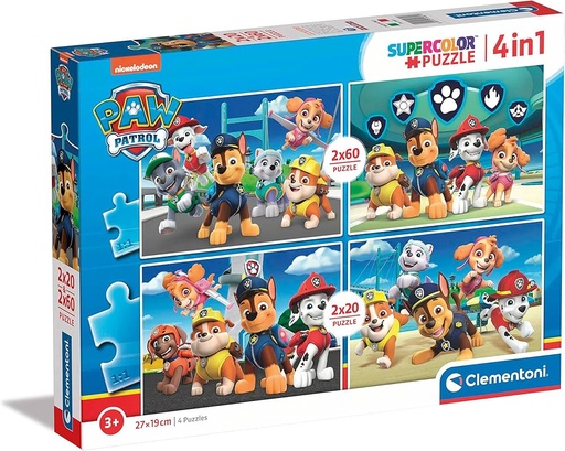 [STO:JOUE-05590] JOUET CLEMENTONI PUZZLE PAT PATROUILLE 20PIECES