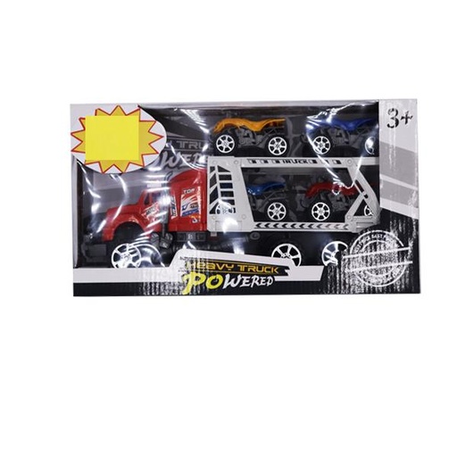 [STO:JOUE-05573] JOUET CAMION TRUCK+2VOITURES PM 2Y2+2Y1