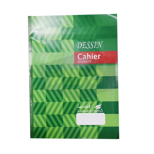 [STO:CAHI-01815] CAHIER DE DESSIN UNI 17*22  16P LAUREAT REF102