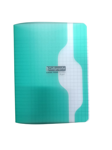 [STO:CAHI-01670] CAHIER 24*32 192P 70G POLYPRO CALLIGRAPHE VERT