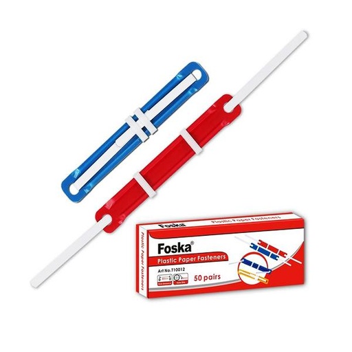 [STO:SERR-08683] SERRE PAPIER HORIZONTAL PLAT FOSKA COULEUR 8CM