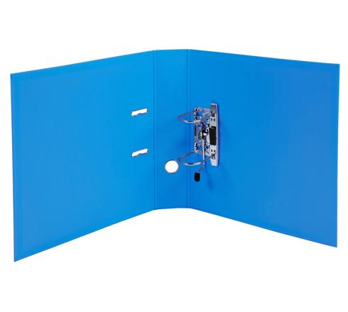 [STO:CLAS-02893] CLASSEUR A LEVIER DOUBLE PCV DOS DE 75 S/P MINTRA BLEU