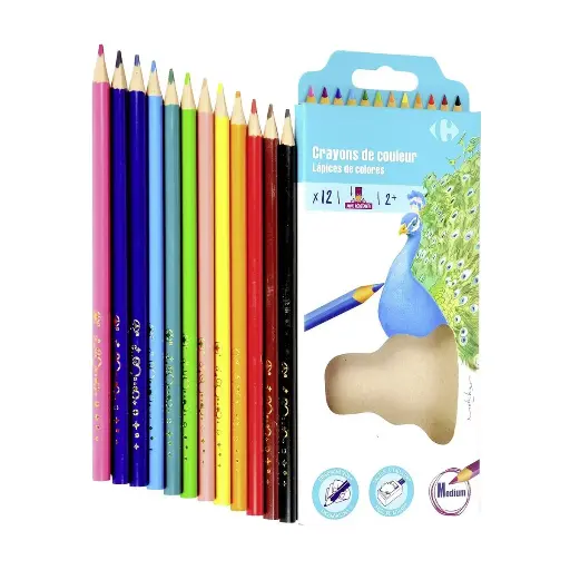 [STO:CRAY-03360] CRAYON DE COULEUR CARREFOUR