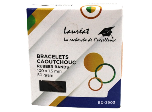 [STO:ÉLAS-03989] ÉLASTIQUE DE BUREAU 1KG STANDARD  BD-3900 LAUREAT
