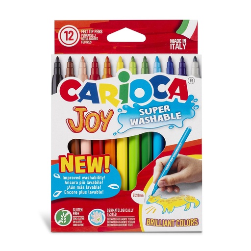 [STO:FEUT-04450] FEUTRE 12 CL CARIOCA JOY