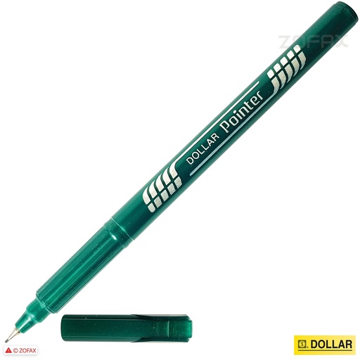[STO:STYL-09096] STYLO FEUTRE DOLLAR VERT POINTE FINE