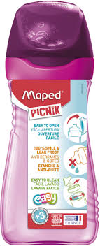 [STO:GOUR-04919] GOURDE EN PLASTIQUE ORIGINS 430ML PICNIK MAPED PINK A0356643