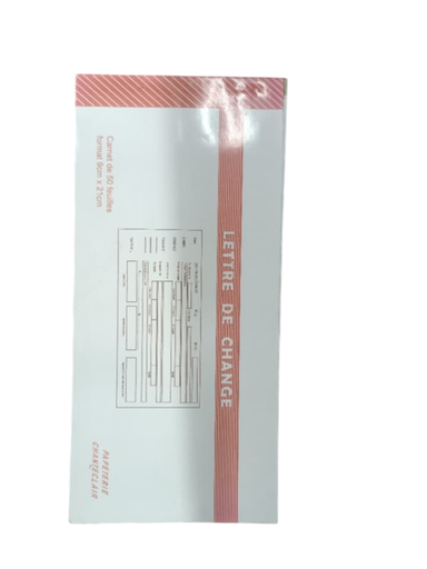 [STO:CARN-02042] CARNET DE TRAITE LETTRE DE CHANGE