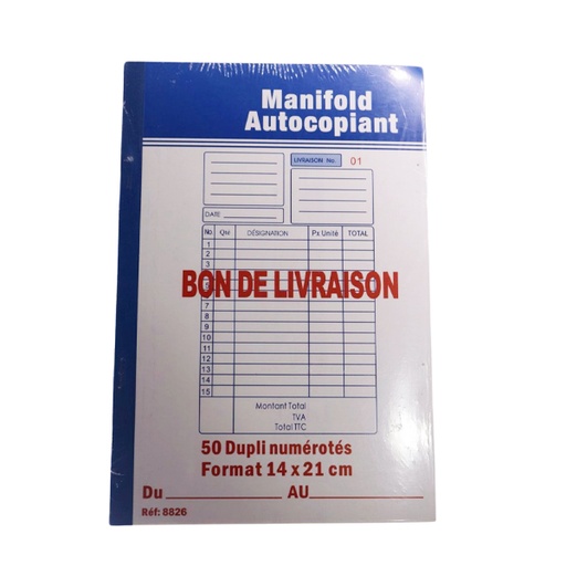 [STO:MANI-06443] MANIFOLD AUTOCOPIANT 50 TRIPLI A5 6602