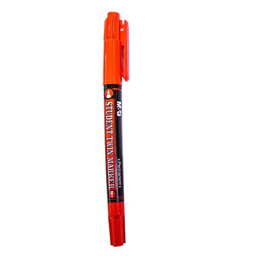 [STO:MARQ-06546] MARQUEUR PERMANENT DOUBLE POINTE ROUGE M&G Y7471