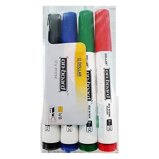 [STO:POCH-07467] POCHETTE DE 4 MARKER WB DOLLAR